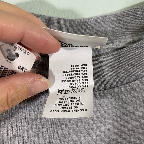 Vintage Disney World EPCOT Mascot Figment Long Sleeve Graphics Tee Size XL NWT - Picture 7 of 12